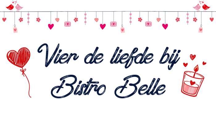 Romantisch valentijnsdiner bij Bistro Belle in Utrecht